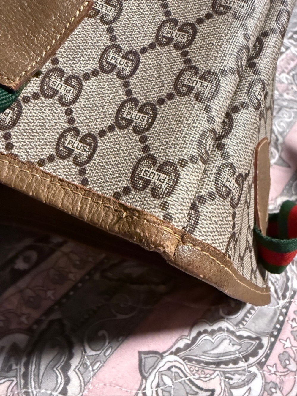 Gucci Plus Sherry Line tote bag vintage preowned - Picture 8 of 16